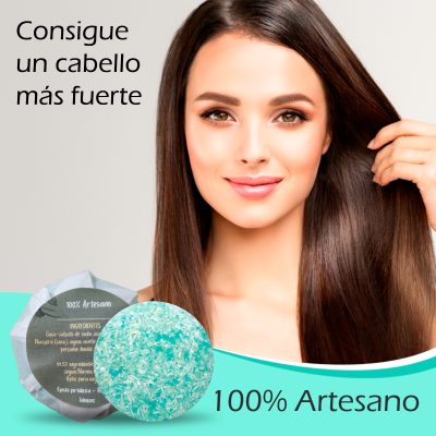 2 Pastillas Champú Sólido con Masajeador - Pelo Débil - Imagen 2