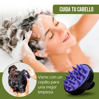 2 Pastillas Champú Sólido con Masajeador – Pelo Seco - Imagen 5