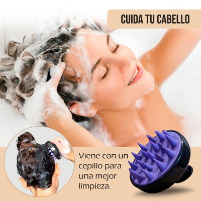 2 Pastillas Champú Sólido con Masajeador – Pelo Rizado - Imagen 5