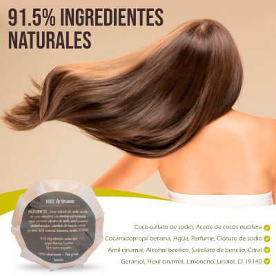2 Pastillas Champú Sólido con Masajeador – Pelo Graso - Imagen 6