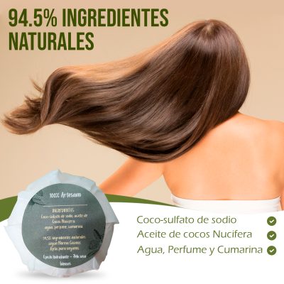 2 Pastillas Champú Sólido con Masajeador – Pelo Seco - Imagen 7