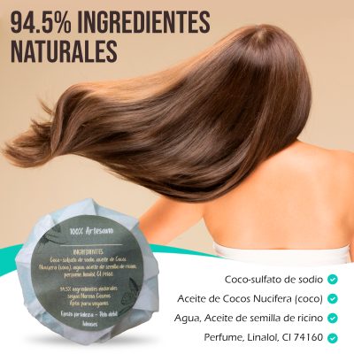 2 Pastillas Champú Sólido con Masajeador - Pelo Débil - Imagen 7